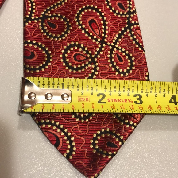 Robert Talbott SEVEN FOLD Tie- Red - Picture 7 of 9
